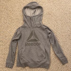 Reebok, Size XS, comfy grey hoodie